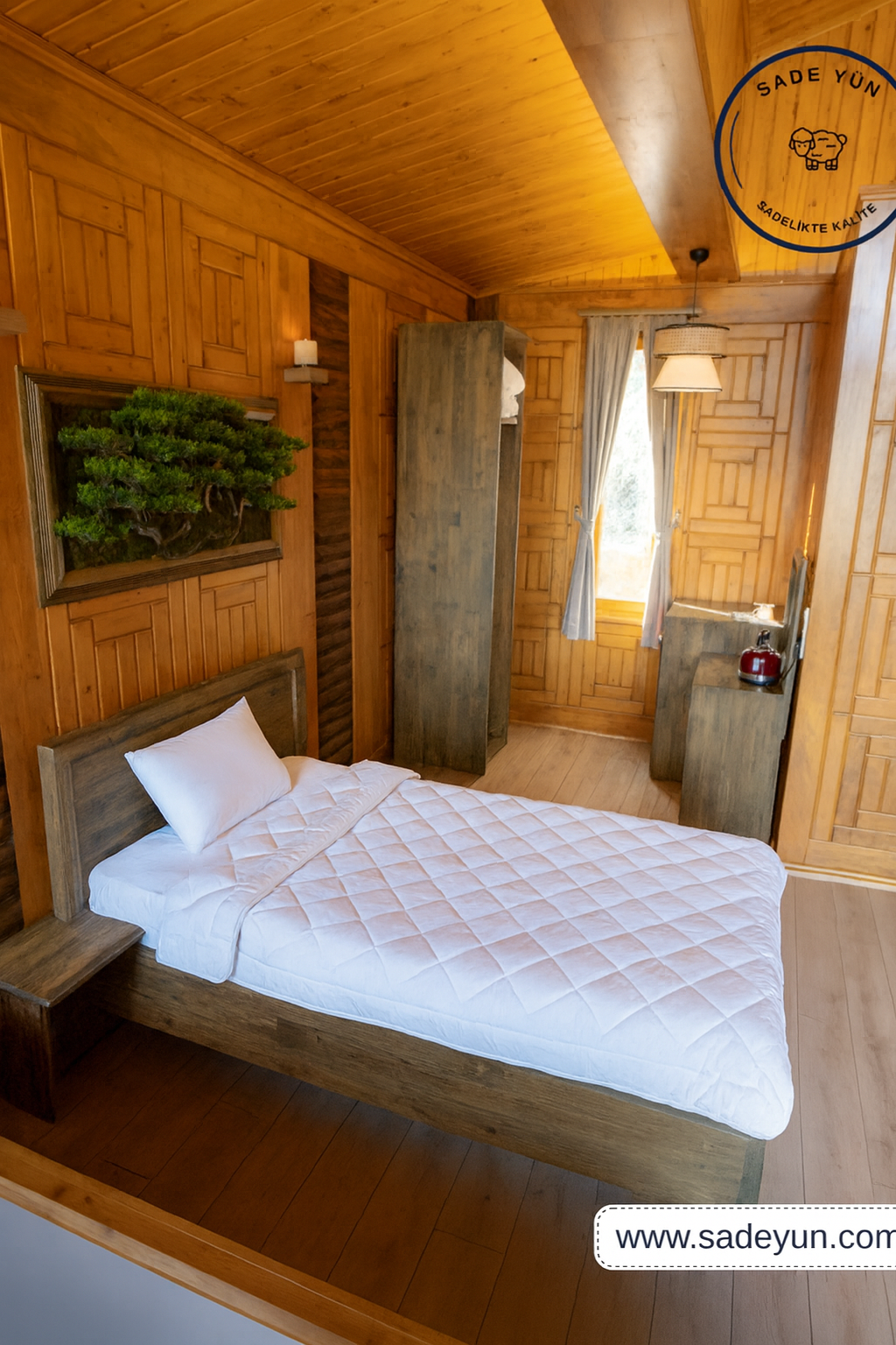 1 Kişilik Yorgan %100 Kuzu Yünü